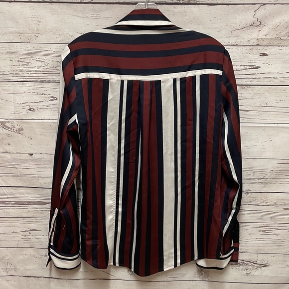 Express Portofino Stripe Blouse Slim - Picture 7 of 8